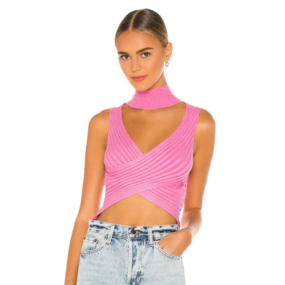 Superdown Alora Wrap Top